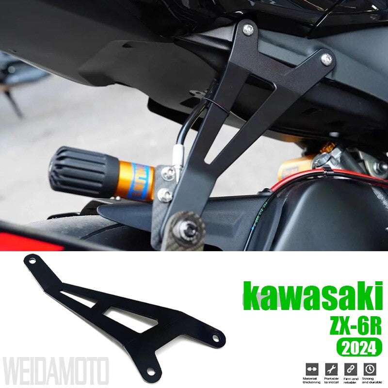 for Kawasaki ZX-6R modified exhaust bracket reinforcement accessories hanger2024