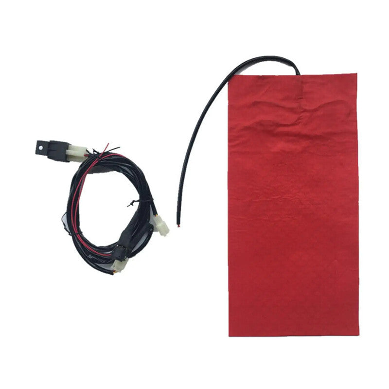 12V Motorcycle ATV Round Switch Carbon Fiber Waterproof for Seat Heater Heated Pad
