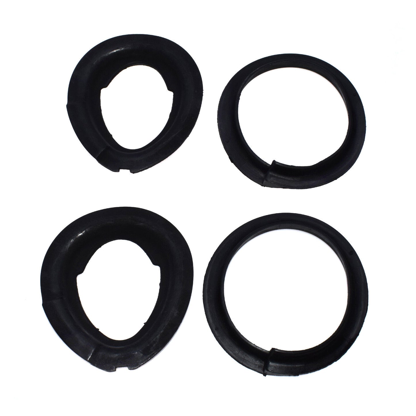 for BMW E39 E46 E60 E61 E63 E64 New Set 4PCS Front Upper  Lower Spring Pad Set