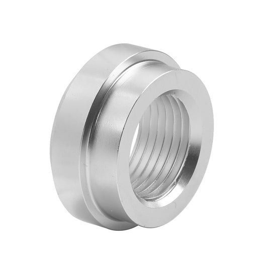 1Pcs 3/8NPT Silver Aluminum Weld On/In Flange Fuel Fitting Bung Female Thread