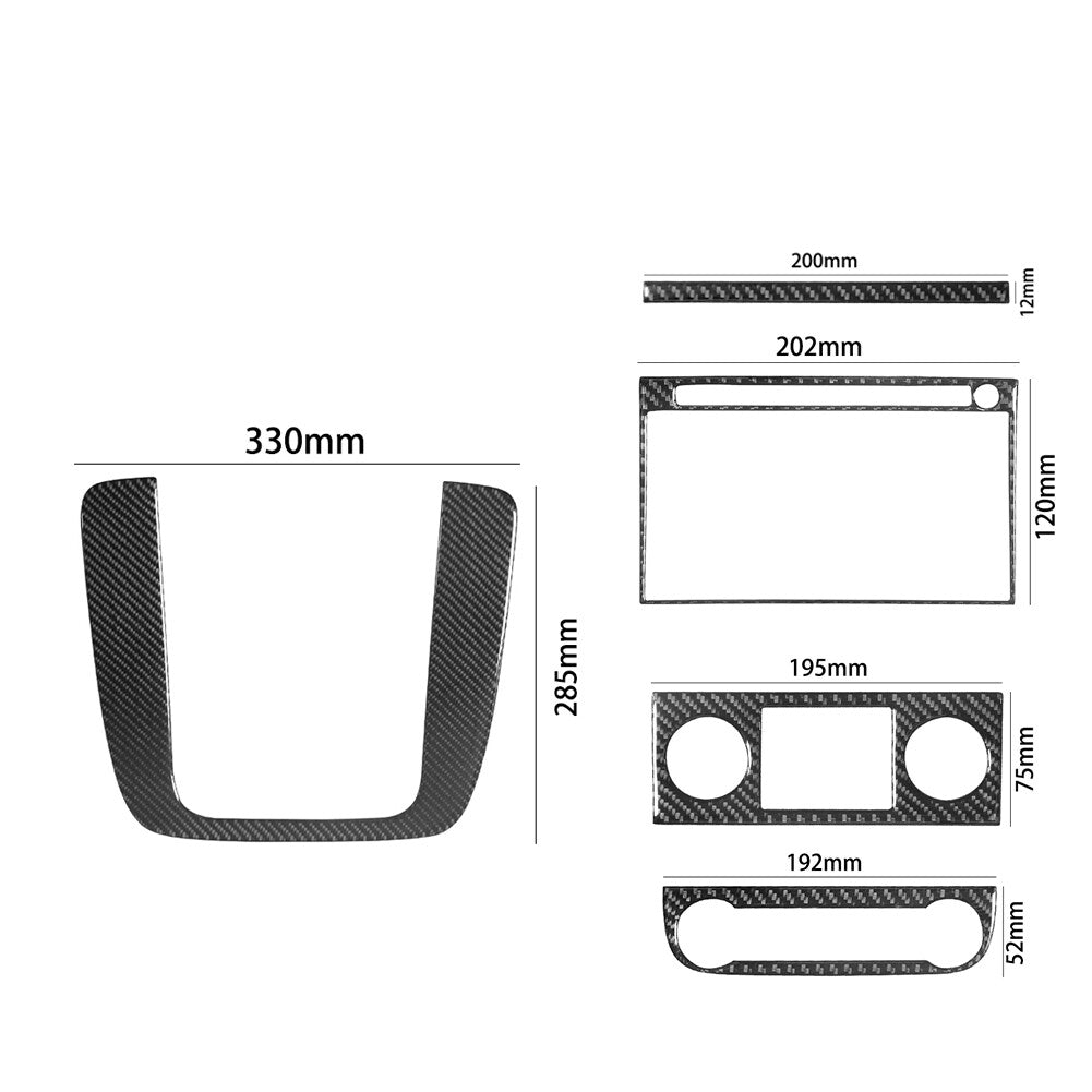 Carbon Fiber Manual Climate Control Trim For Silverado/tahoe/ for sierra 2007-2014 B v