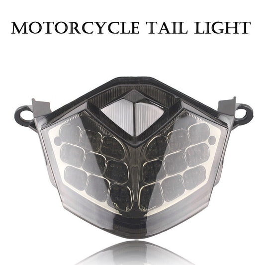 Integrated LED Taillight Turn Signals Black for Kawasaki ZX10R 2008 09 10