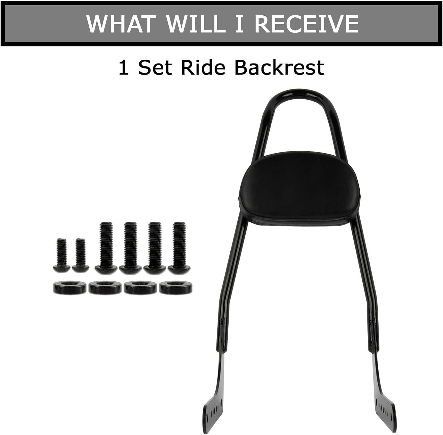 Rear Sissy bar backrest for Harley Dyna Softail Street Bob FXBB 107 2018-2023 n