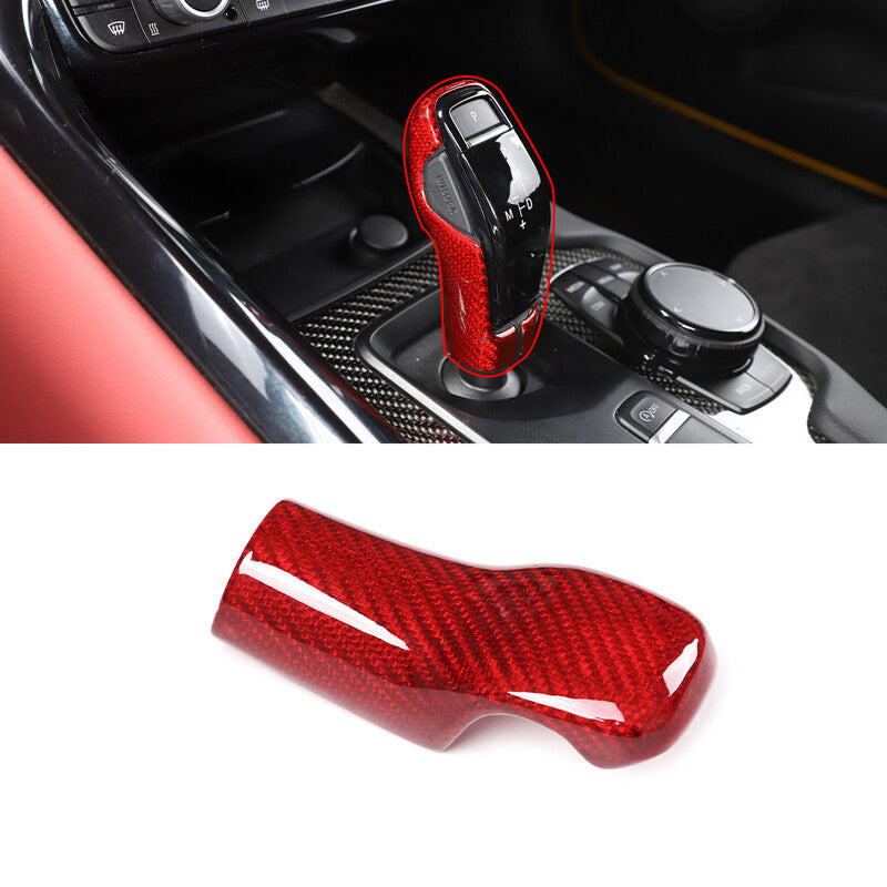 Carbon Front Door Storage Side Strip Trim Decal for Subaru Crosstrek 2023-24- v