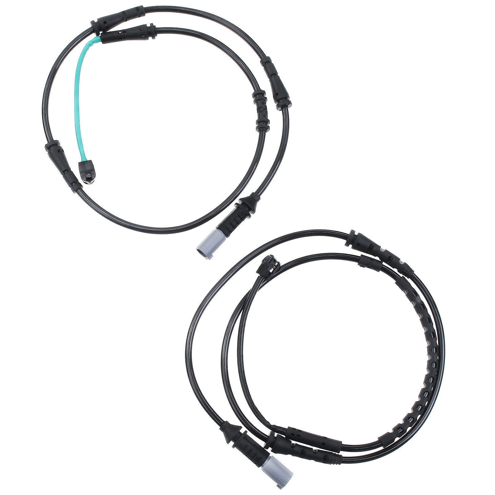 2PCS Disc Brake Pad Wear Sensor Front Rear for BMW 528i 535d 535i 550i 640i 650i