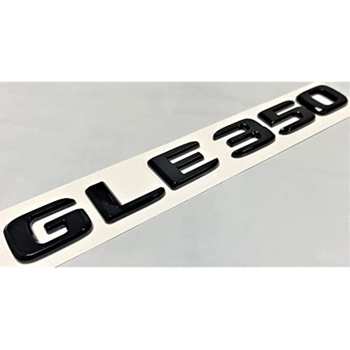 GLE350 Black Rear Trunk Emblem Badge Decal for Mercedes-Benz GLE350 Letters