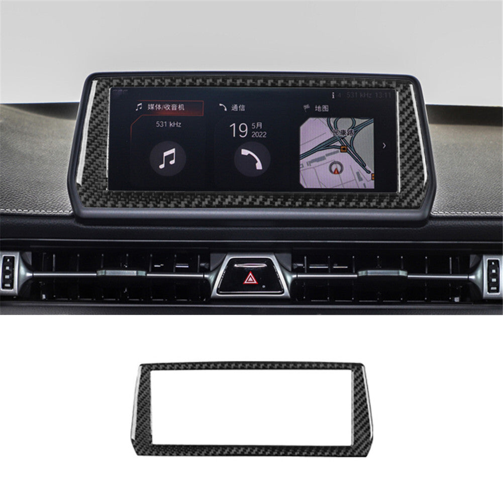 2X Carbon Fiber Rear Door Panel Strips Cover Trim for Honda Ridgeline 2017-2020 v