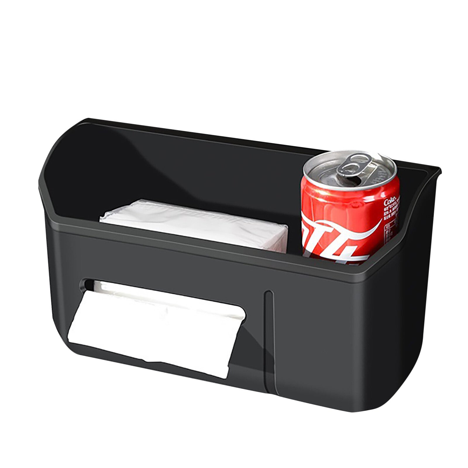 Rear for Seat Back Storage Box Water Cup Holder Tissue Box for Tesla Model 3 Y