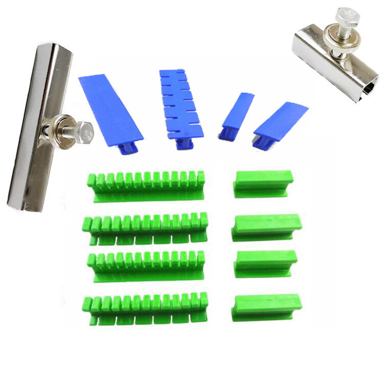 14PCS Car Paintless Dent Repair Tool Puller Lifter Tabs Damage Removal PDR Kit v