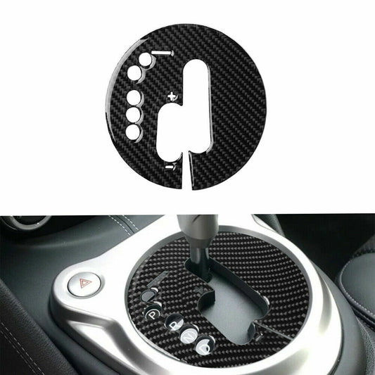 Carbon Fiber Gear Shift Panel Cover Trim Fit for Nissan 370Z Z34 2009-20