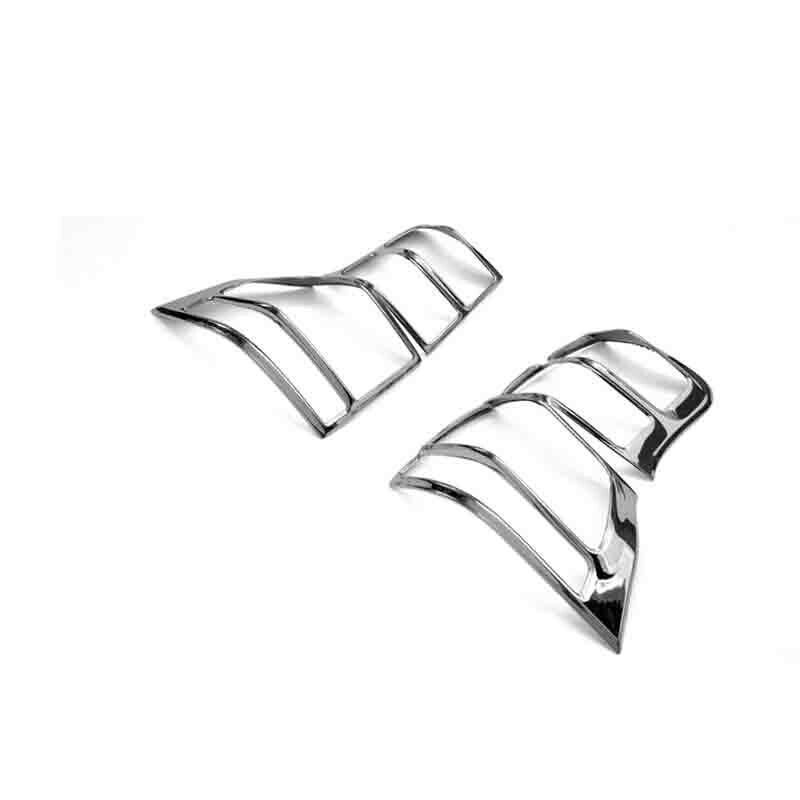 ABS Chrome Rear Tail Light Lamp Trim Cover 2pcs For Prado FJ150 2011-2013 n