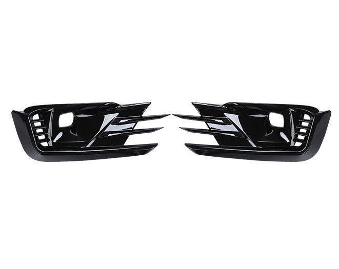 for Honda Accord 21-22 Glossy black Front Bumper Fog Light eyebrow Frame trim B n