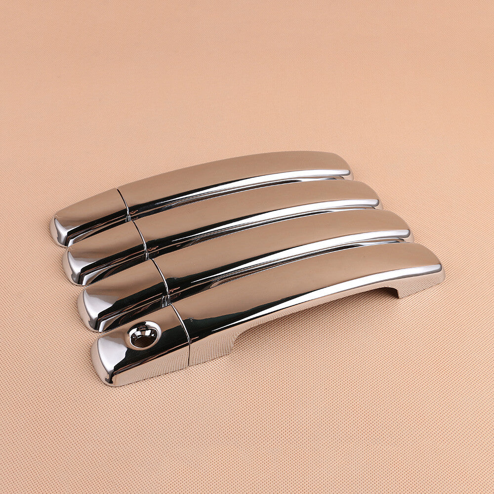 4 Door Handle Bezel Cover Chrome Fit 2007-12 for Nissan Qashqai for Altima Maxima Sentra