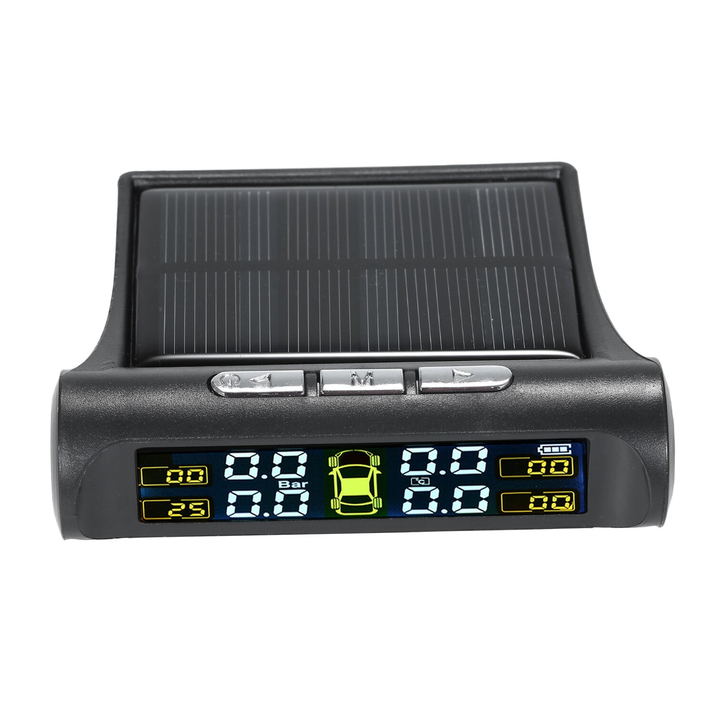 Solar TPMS Car Tire Pressure Monitoring System with 4 External W6I8 Q