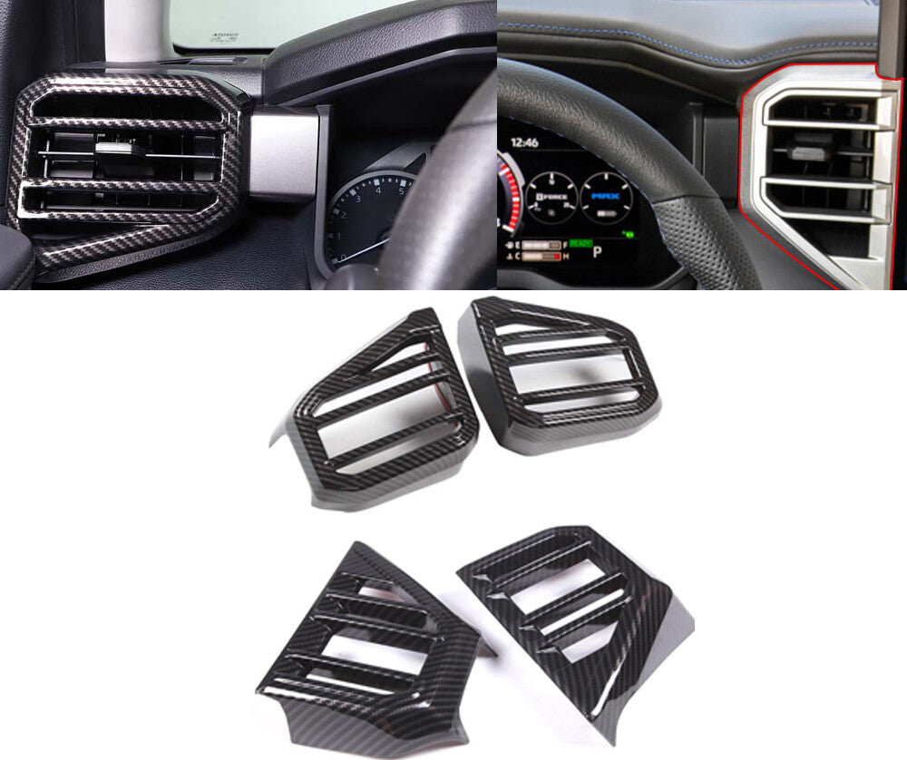 For 11-14 for Hyundai Sonata Glossy Piano Black Side for Smart Door Handle Covers Trims- v