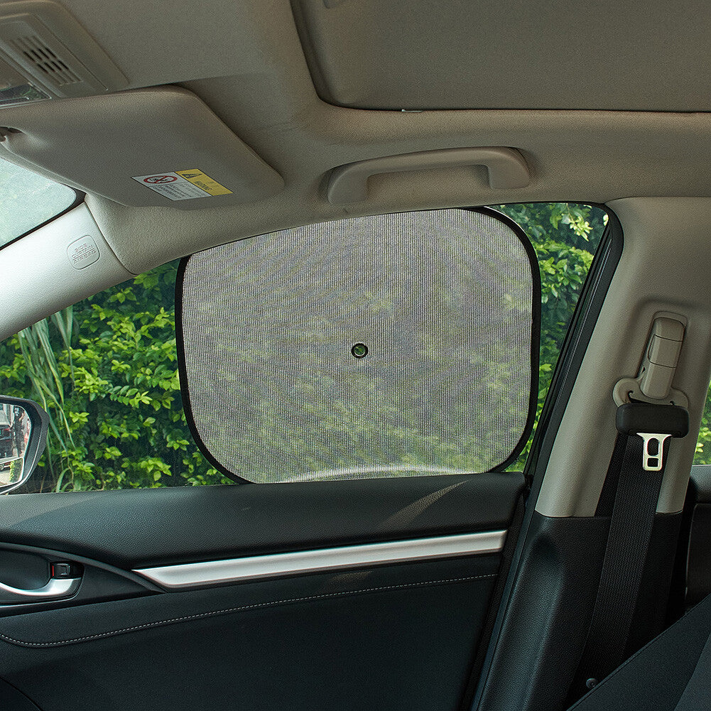 2PCS Car Window Shade Auto Sunshade for Blocking UV Ray Protect Kids Pet Mesh