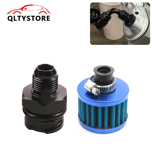 Billet Valve Cover Oil Cap & Blue Breather Filter for LSX LS1 LS6 LS2 LS3 LS7 Q