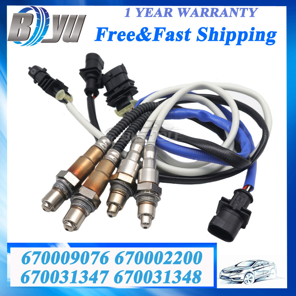 4x New Oxygen Sensor Fits for Maserati Ghibli Quattroporte 3.0L V6 Turbo 2014-2017