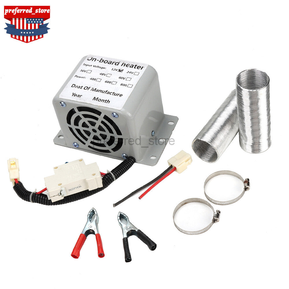 12V DC electric vehicle heater, heating fan, defroster, defrosting truck, 800W - v