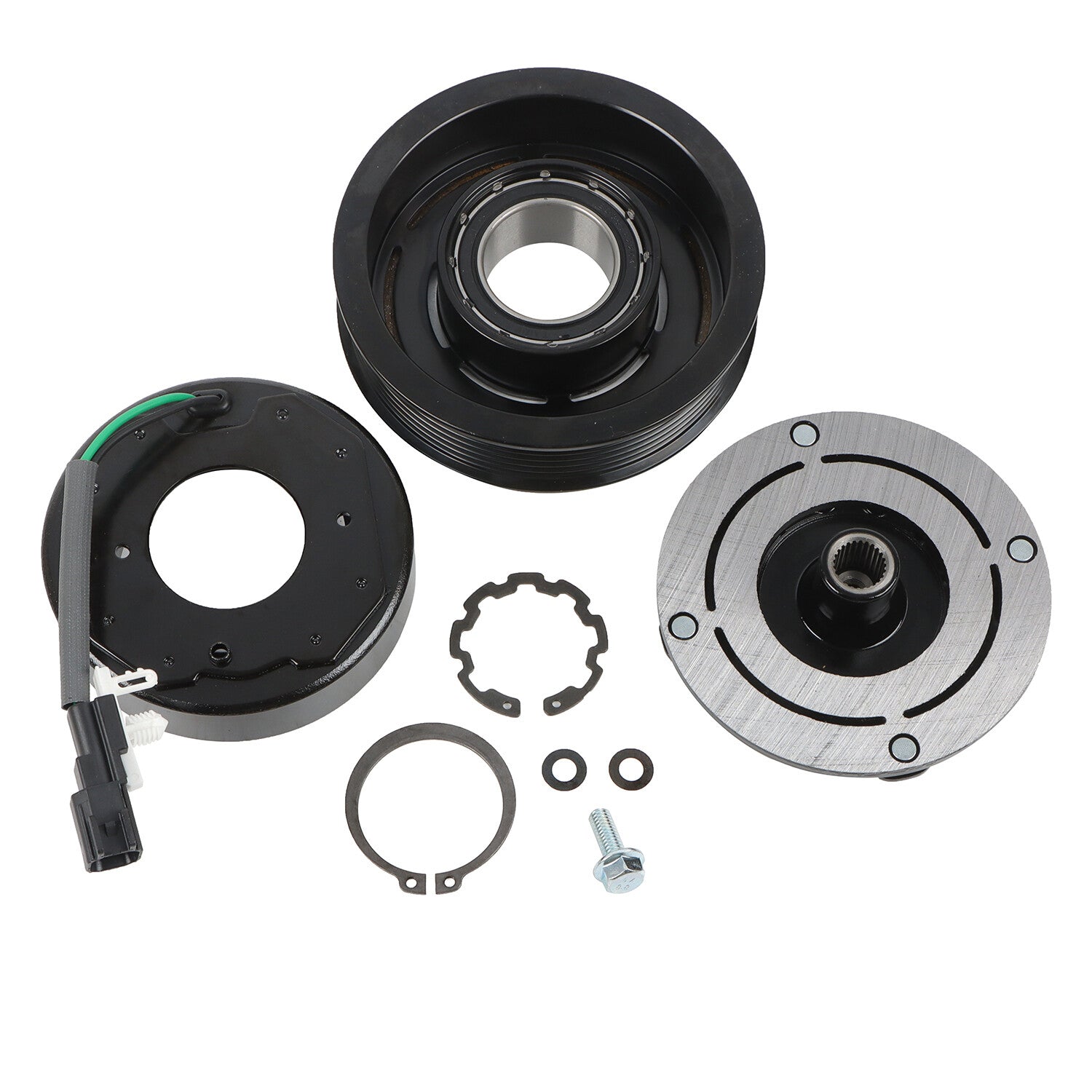 AC A/C Compressor Clutch Kit for Ford Explorer 2011-2015 3.5 Liter Engine
