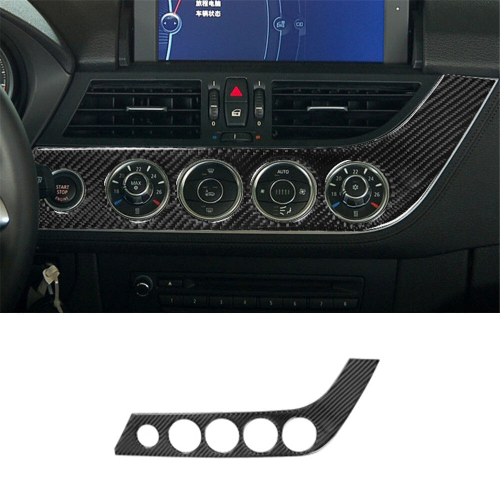 Carbon Fiber Central Control Storage Panel Cover Trim for Acura TL 2004-2008 v