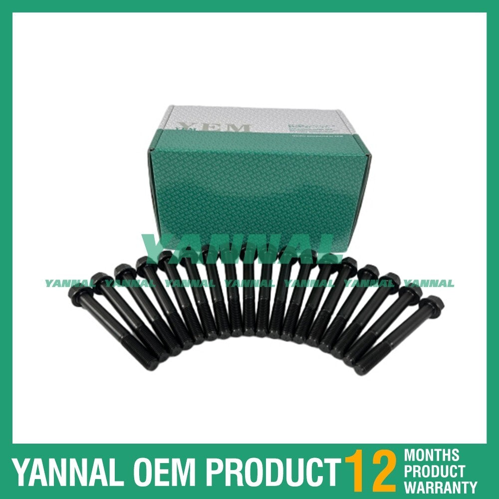 18 new 4BG1 Cylinder Head Bolt Kits for Isuzu Diesel Engines