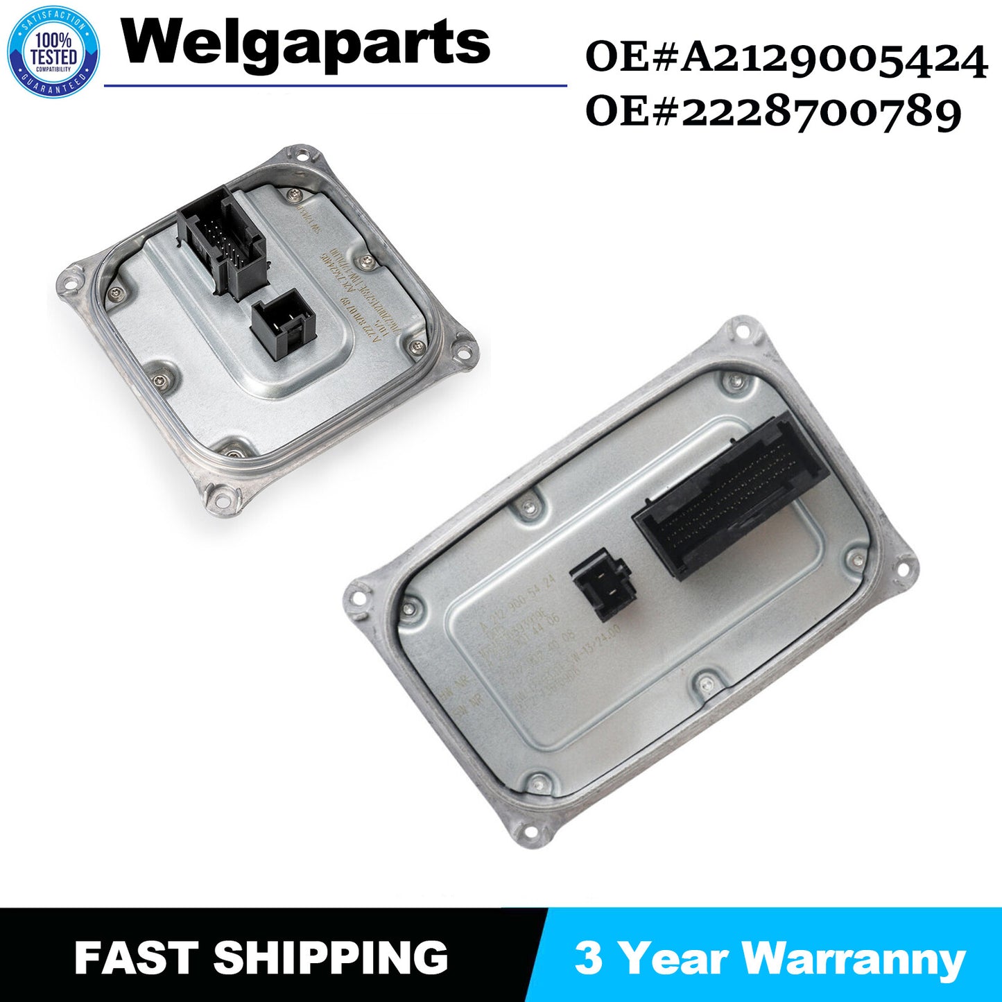 LED Headlight Control Module 2228700789 for Mercedes-Benz W222 W212 A2129005424