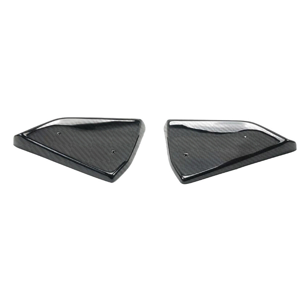 Glossy rear bumper side corner split apron for Corvette C7 Stingray 14-2019
