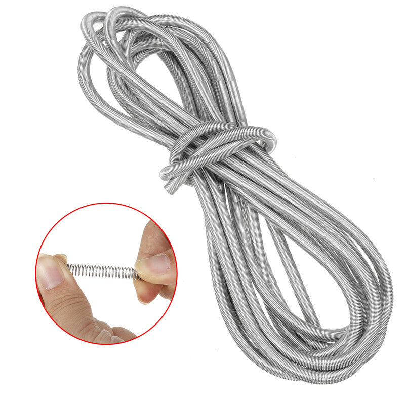 4-meter steel wire brake line, gravel protection, spring tool suitable for 3/16 tubing hose - n