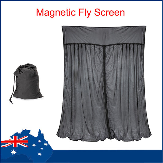 Magnetic Fly Screen For Standard Roof Camper Van Bug Mesh Mosquito Net Screen AU Q