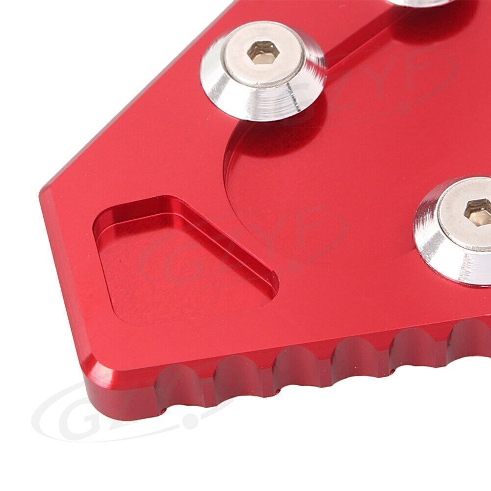 Motor Foot Side Kickstand Extension Plate Pads Fit for HONDA CB1000 2008-2015 Red Q