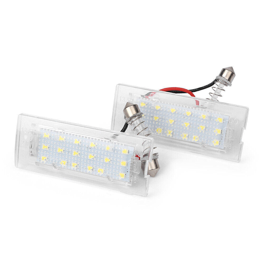 Pair Error LED Number License Plate Lights Fit for BMW X5 E53 X3 E83 03-09 Q