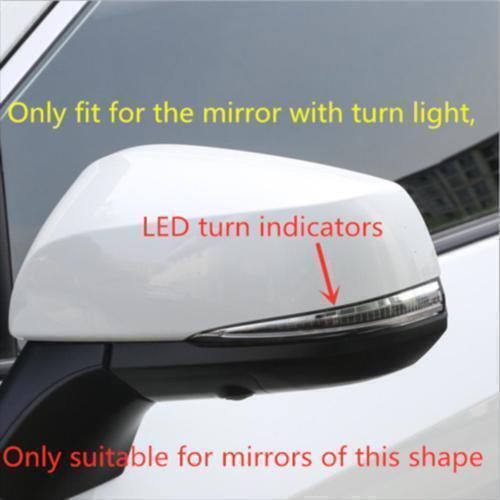 for Toyota RAV4 19-23 Carbon Fiber Rearview Side Wing Mirror Molding Cover Trim