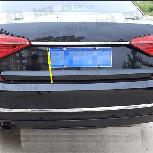 for VW for Passat 2016-2020 Steel Chrome Rear Trunk Tailgate Boot Grab Trim Cover