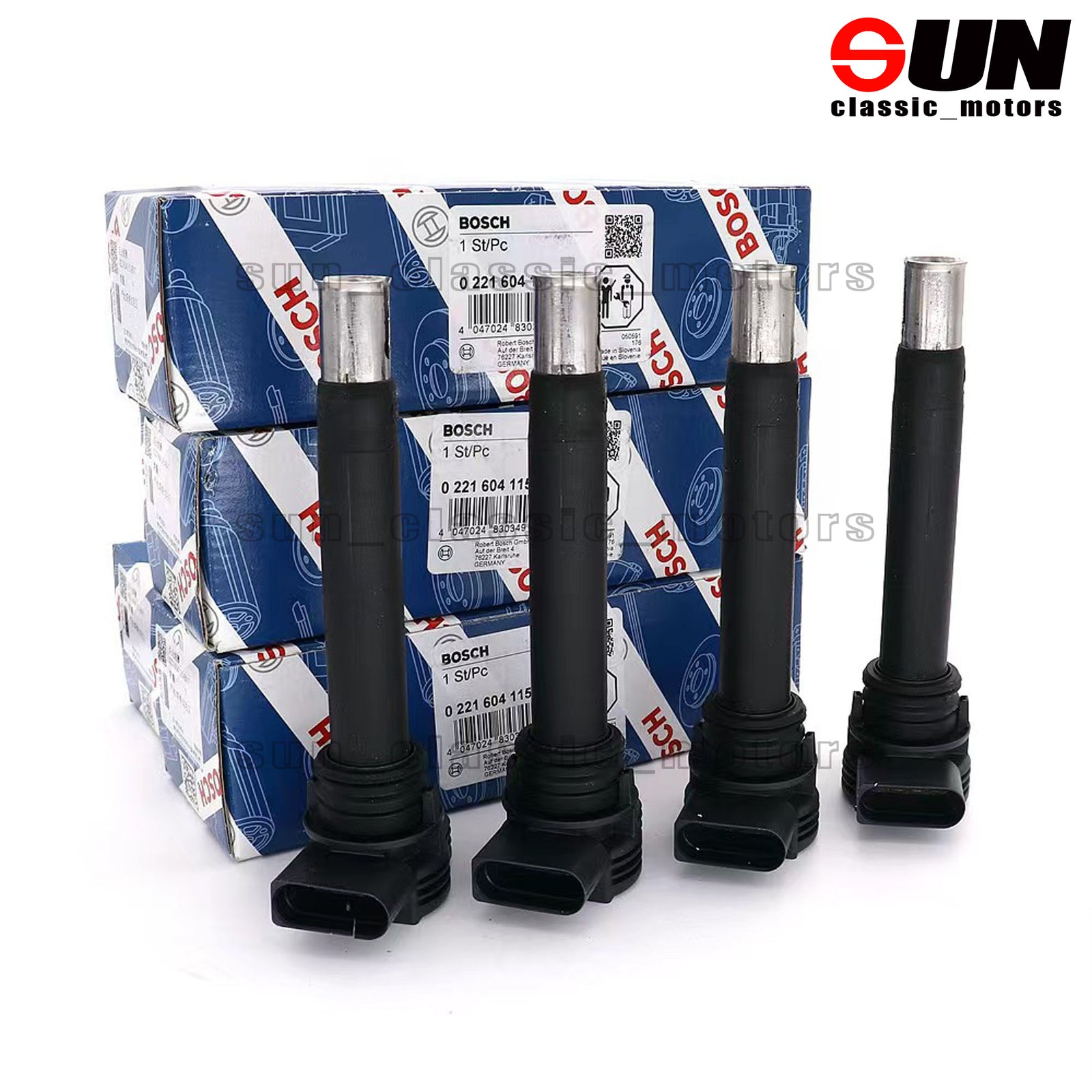 12138616153 Bosch 4-coil Ignition Coils for Mini Cooper Countryman Paceman 1538