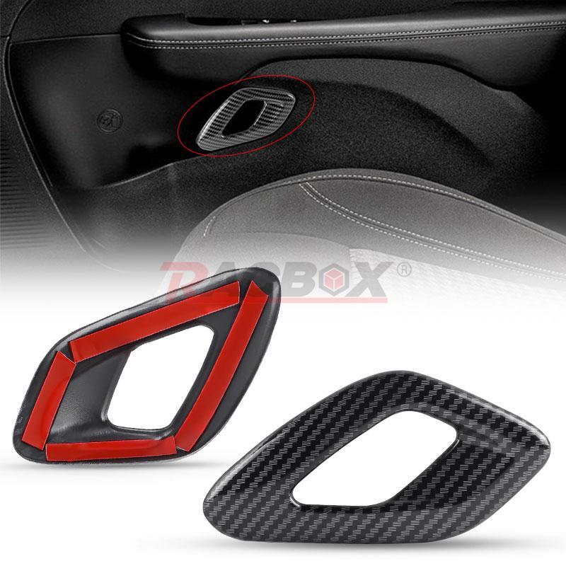Carbon Fiber Inner Door Handle Cover Trim fit for Dodge for Challenger 2015-2021