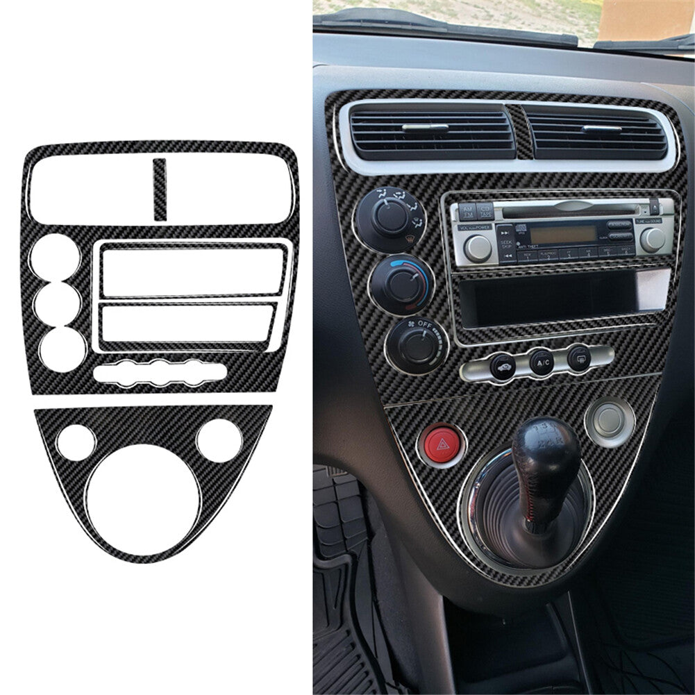 Carbon Fiber Driver Side Door Handle Panel Cover Trim for Acura TSX 2003-2008 v