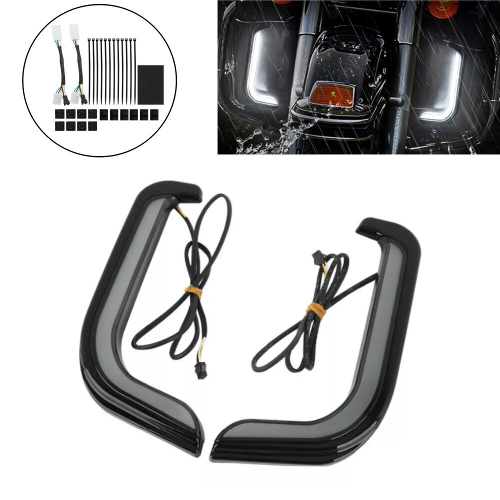 LED fairing undergrill turn signals suitable for Harley Touring Street Tri Glide n