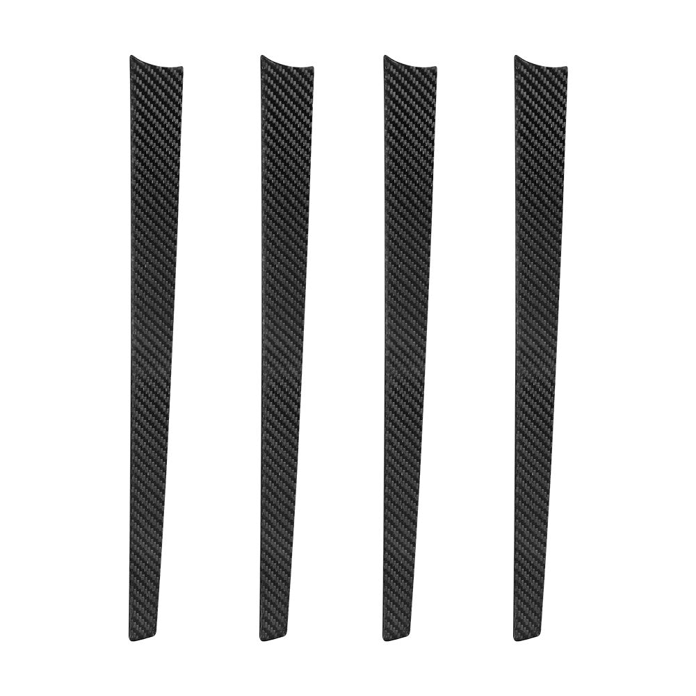 4Pcs Carbon Fiber Interior Dashboard Strip Cover Trim for Mazda CX-9 2016-2022 v