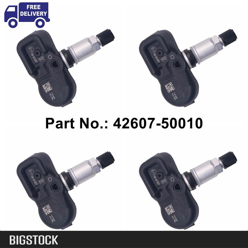 4X TPMS 42607-50010 PMV-107K 433MHZ Tire Pressure Sensor Fit For 05-12 for Lexus GS