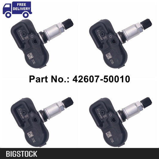 4X TPMS 42607-50010 PMV-107K 433MHZ Tire Pressure Sensor Fit For 05-12 for Lexus GS
