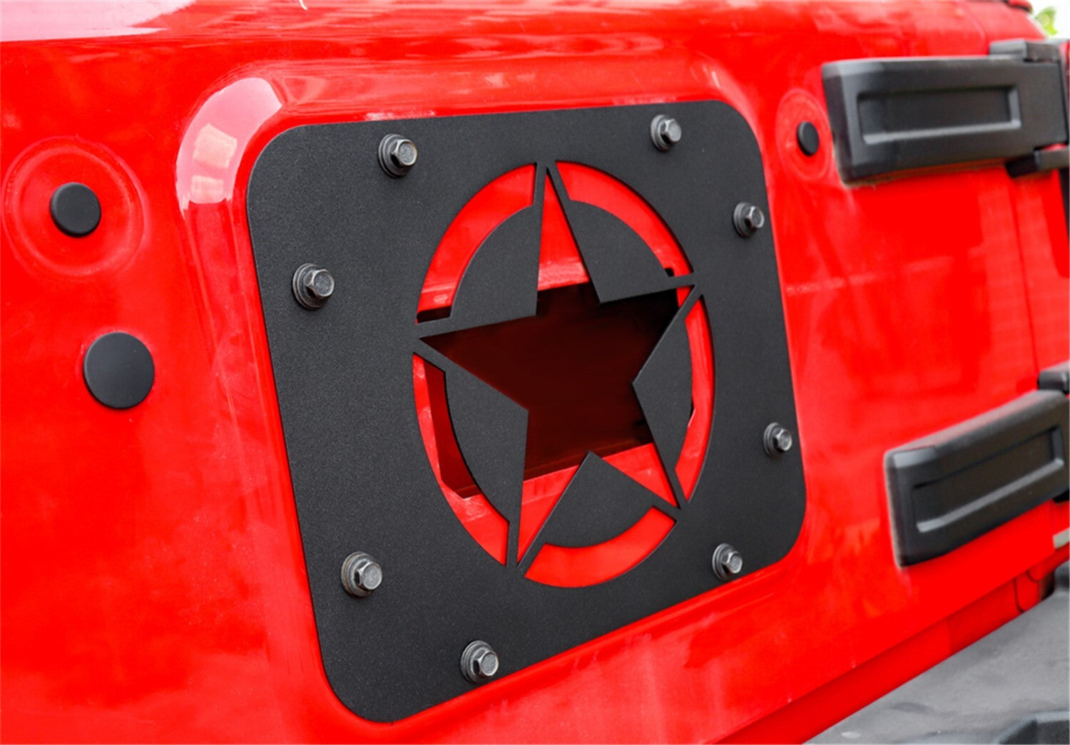 Spare Tire Carrier Delete Filler Plate Tramp Stamp for Jeep for Wrangler JK 2007-18 Q