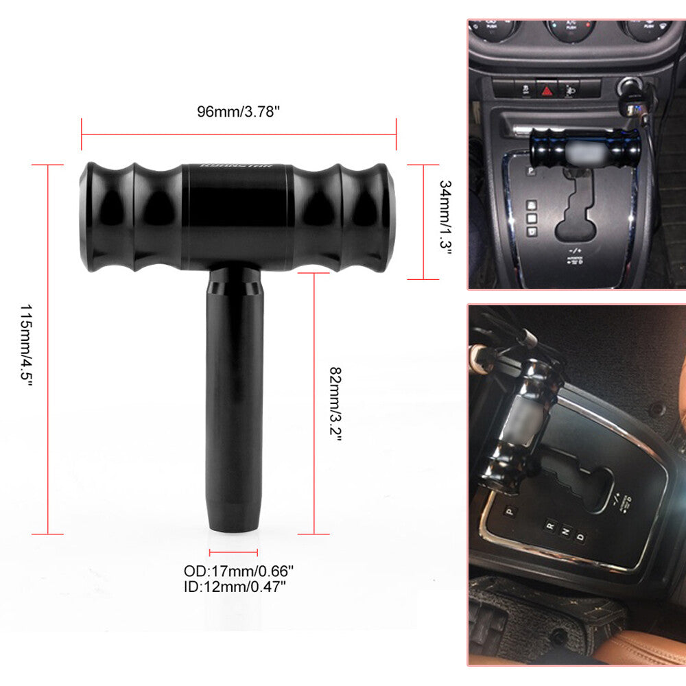 Automatic transmission shifter, manual operation gear lever, gear shift knob - n