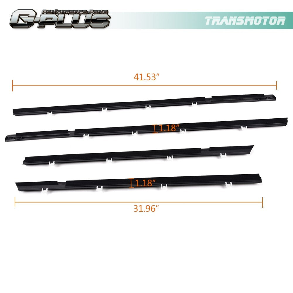Suitable for Honda for Civic 2012-2015 exterior window molding decorative weather strip seal- v