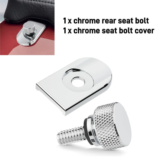 Chrome rear fender for seat bolt clip mounting screwdriver cover for Harley Sportster 1200- n