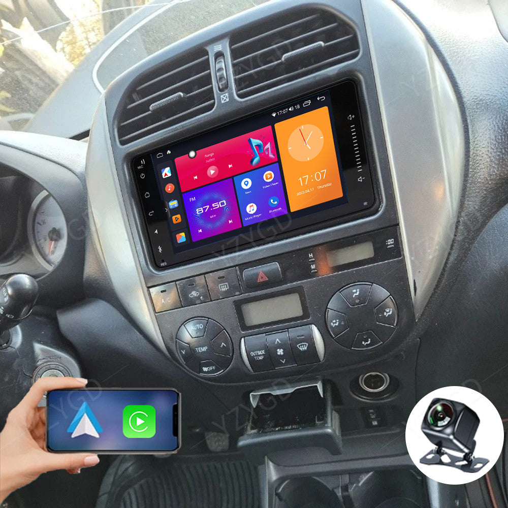 7 Android Auto Carplay for Toyota RAV4 2001-2008 Car Radio Stereo GPS Navi WIFI
