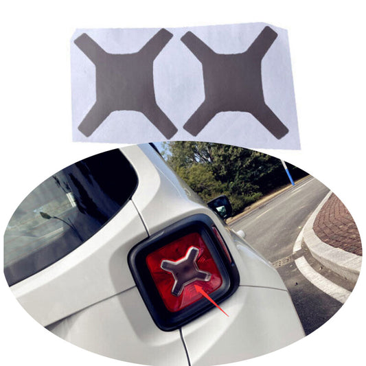 for Jeep Renegade 2015-23 Dark Smoke Black Vinyl Rear Tail Light Tint Film Sheet