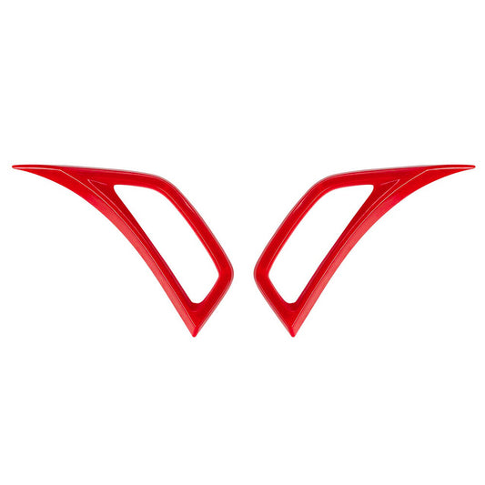 Red Car Fender Air Vent Outlet Cover Trim for Jeep for Wrangler JL JT 2018-2023