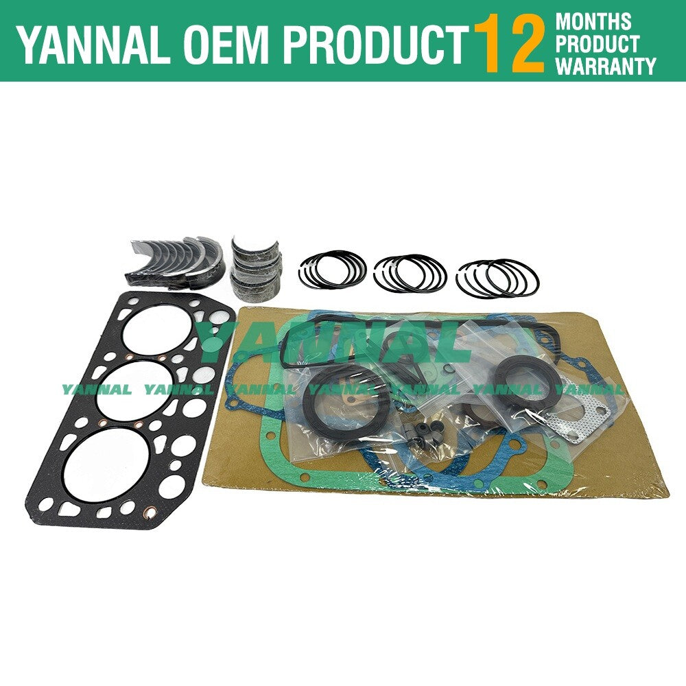 K3F Overhaul Re-ring Kit with Head Gasket for MTE2000 MT20-