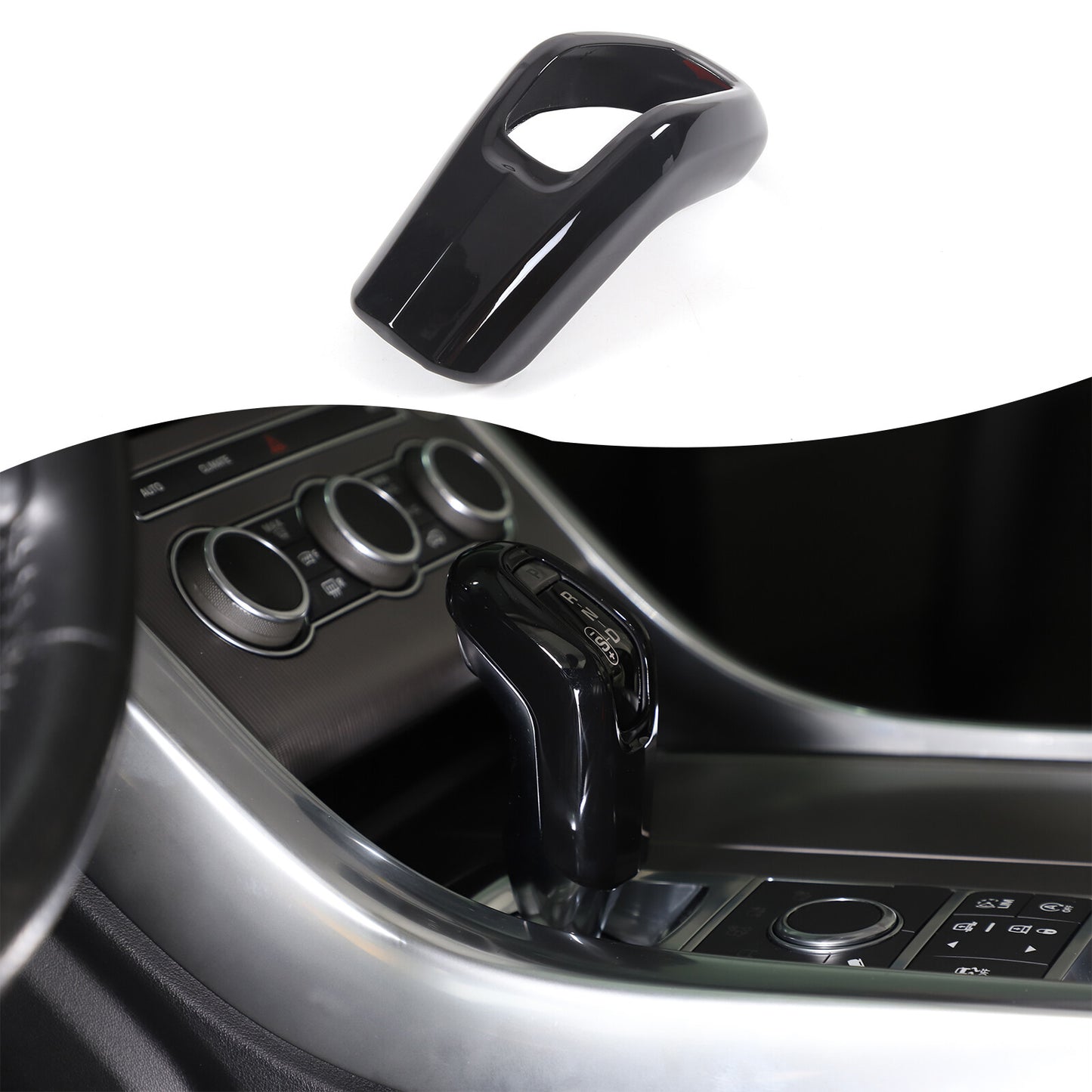 Suitable for 2014-2017 for Range Rover Sport SVR V8, Gloss Black Gear Shift Knife Cover Trim - n